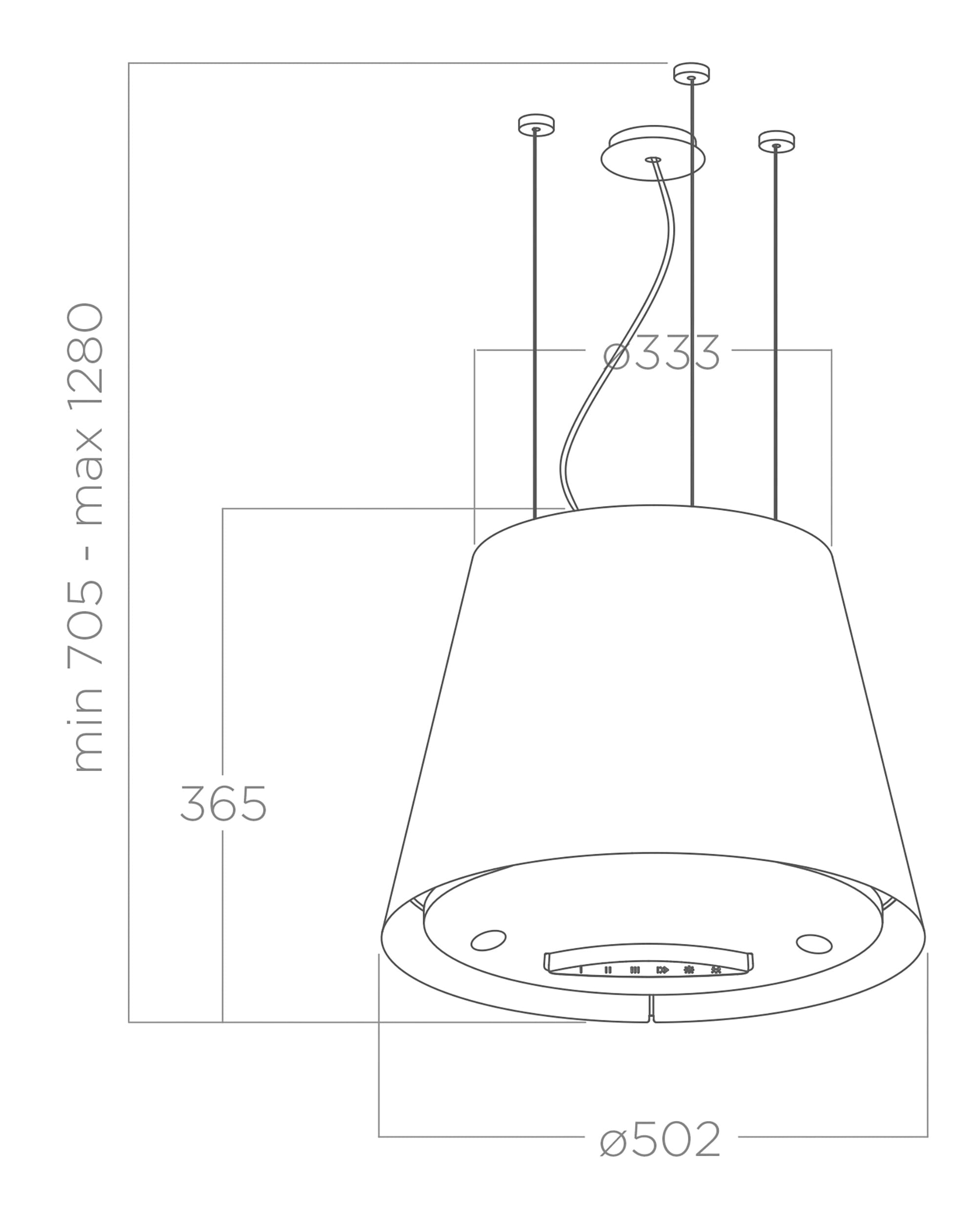 Габариты Elica Easy Ux 1